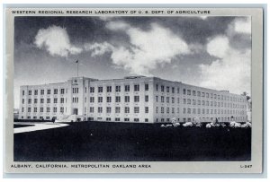 Albany California CA Postcard US Dept. Of Agriculture Research Laboratory c1940s