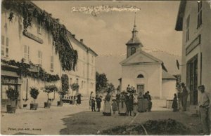 CPA GRESY-sur-ISERE Town Scene (1193293)