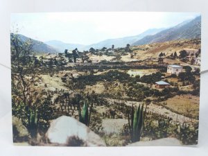 View of Nefasit on the Road Asmara - Massawa Ethiopia Vintage Postcard 1970s