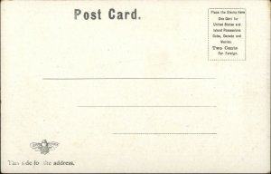 Peabody MA O'Shea Bldg Copper Windows c1905 Reichner Bros Postcard 