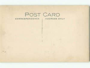 Faded circa 1910 rppc HORSE PULLS ANTIQUE CARRIAGE o2584