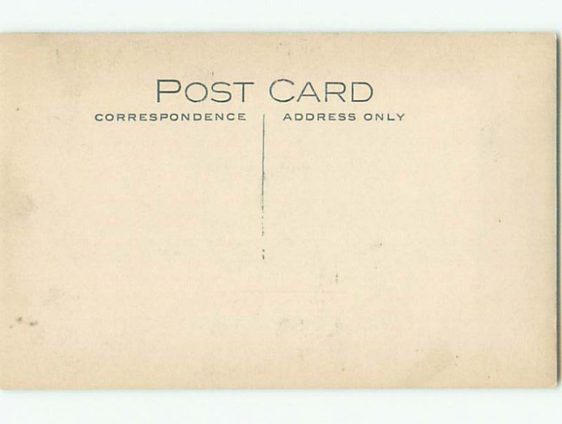 Faded circa 1910 rppc HORSE PULLS ANTIQUE CARRIAGE o2584