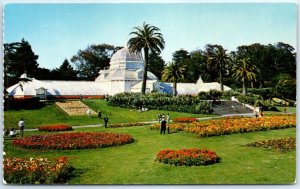 Postcard - Conservatory, Golden Gate Park - San Francisco, California