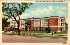 Postcard SCHOOL SCENE Wilmington North Carolina NC AL1116