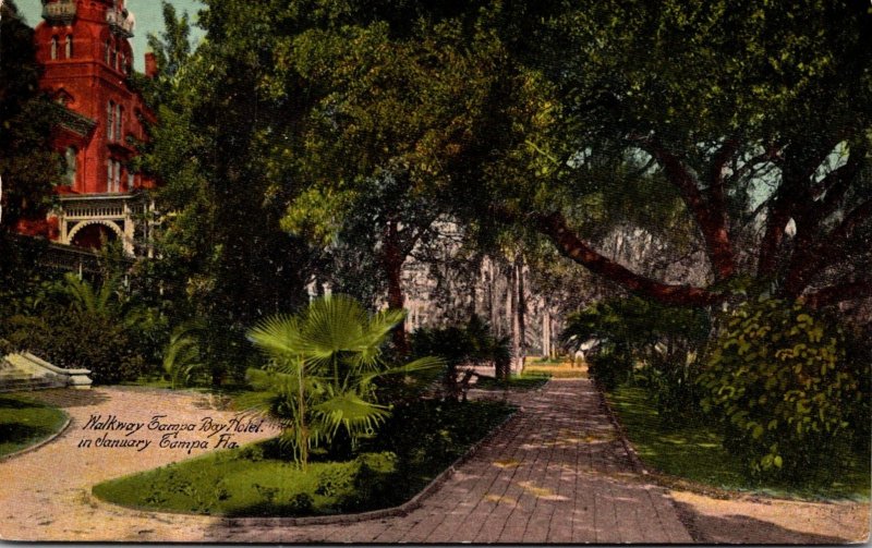 Florida Tampa The Tampa Bay Hotel Walkway In January