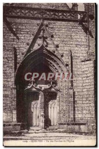Old Postcard Quelven A Church of The Porches
