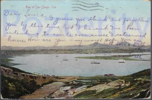 BAY OF SAN DIEGO 1907 () SAN DIEGO CALIFORNIA