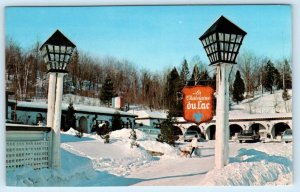 EASTMAN, Quebec Canada ~ Auberge LA CHATELAINE du LAC MOTEL Roadside Postcard