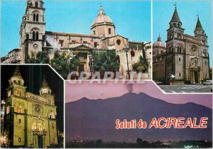 Modern Postcard Greetings from Acireale Cathedral