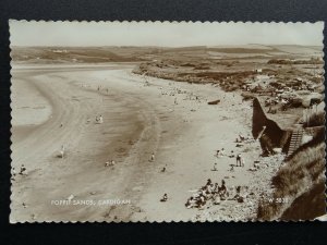 Wales CARDIGAN Poppit Sands c1950s RP Postcard by Valentine W5838 