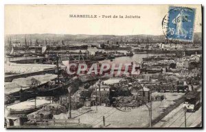 Postcard Old Port of Marseille Joliette