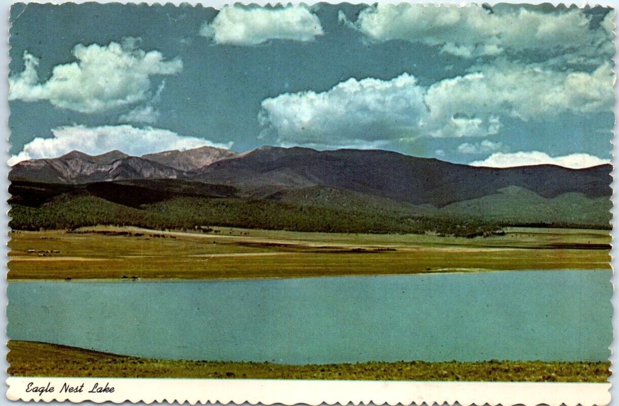 Postcard Eagle Nest Lake At Eagle Nest, New Mexico Latin & South