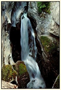 Canada Jasper National Falls Maligne Canyon