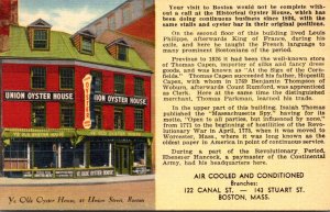 Massachusetts Boston Ye Olde Union Oyster House Restaurant