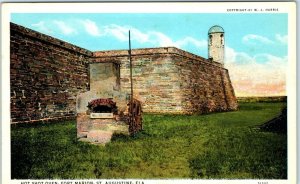 c1920s St Augustine, Fla Fort Marion Castillo de San Marcos Hot Shot Oven FL A41
