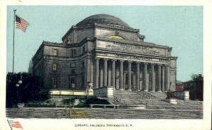 Library, Columbia University - New York City New York