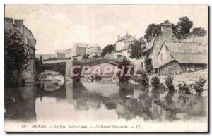 Old Postcard The Mende Pont Notre Dame Grand Seminaire