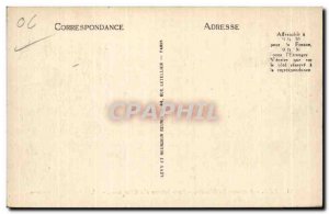 Old Postcard Eze Through the Olive Trees