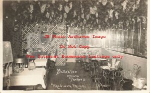 MN, Madison, Minnesota, RPPC, Galle's Ice Cream Parlor, Interior View, Photo