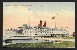 Steamboat Rochester Ogdensburg NY Used 1913