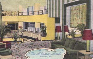 Postcard The Atlantan Hotel Atlanta GA