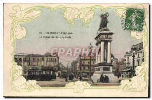 Clermont Ferrand - The Statue of Vercingetorix - Old Postcard