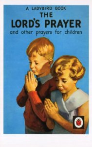 The Lords Prayer Christian First Edition Ladybird Book Postcard