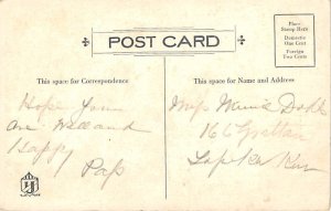 Poem Fishing Postcard