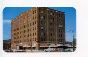 Emporia KS Street View Coca Cola Sign Old Cars Vintage Store Fronts Postcard