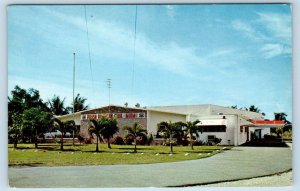 MIAMI, Florida FL ~ Club House POLISH AMERICAN CLUB Dance Floor c1950s Postcard