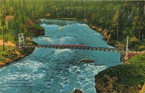 WA, Spokane, Washington, Riverside State Park, Spokane River, Bridge, E.C. Kropp