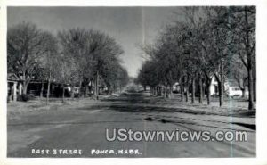 Real Photo East Street in Ponca, Nebraska