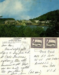 antigua, B.W.I., St. John's Dockyard, Yachting Haven (1964) Postcard