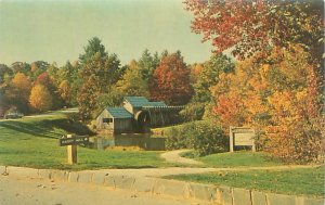 Blue Ridge Parkway Virginia Mabry Mill Chrome Postcard Unused