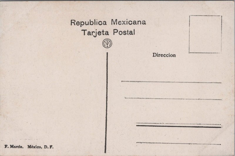 Mexico Panoramic View of Mexico City Vintage Postcard C177