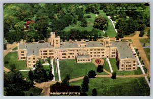 Memorial Hall, Butler University, Indianapolis IN, Linen Aerial View Postcard