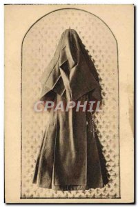 Old Postcard homespun dress and veil small rosary of St. Therese of the Jesus...
