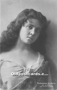 Franziska Schafer als Brangane Theater Actor / Actress Unused 