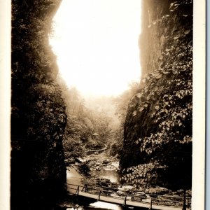 c1930s Natural Bridge, VA SHARP RPPC Park Trail Scene Stunning Real Photo A258