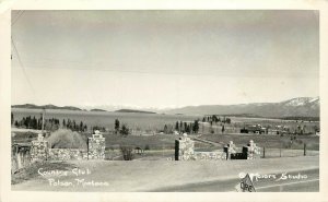 RPPC Postcard; Country Club, Flathead Lake, Polson MT Lake County Meiers' Studio