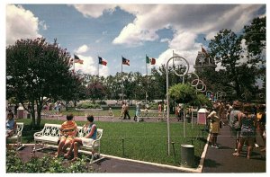 Historic Six Flags Over Texas Land of Contrast Postcard