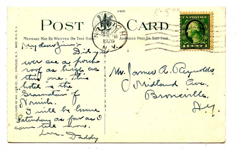 NY - Norwich. Eagle Hotel