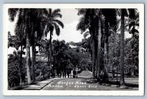 Panama Postcard Gorgas Road Ancon Canal Zone c1930’s Unposted RPPC Photo
