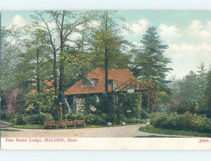 Pre-1907 LODGE SCENE Malden - Near Boston Massachusetts MA AE0901