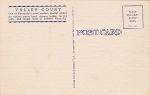 Kentucky Valley Court In The Mountains Of Eastern Kentucky Curteich sk1334