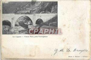 Old Postcard the Lignon Virux Bridge near Yssingeaux