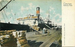 TX, Galveston, Texas, Loading Cotton, Gust Feist No. 1594