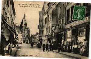 CPA DREUX-L'Hotel de Ville et Perspective de la Grande Rue (177614)