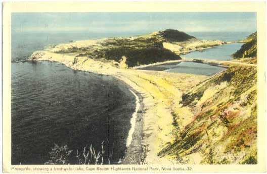 Presqu'ile, Cape Breton Highlands National Park, Nova Scotia, 1953 White Border