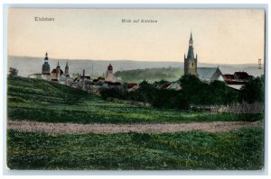 c1910 View of Eisleben Saxony-Anhalt Germany Antique Unposted Postcard